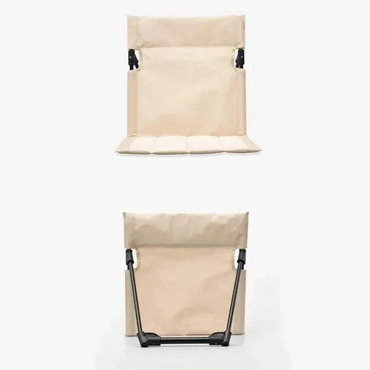 Chaise de Camping Pliable avec Coussin – Plage & Jardin
