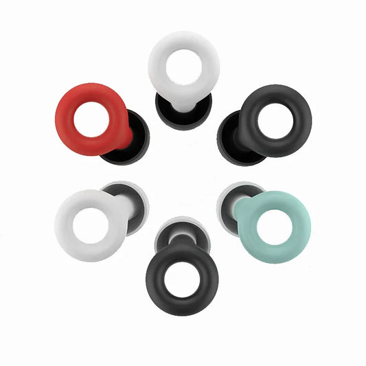 Bouchons d'Oreilles Anti-Bruit Natation & Sommeil – Silicone