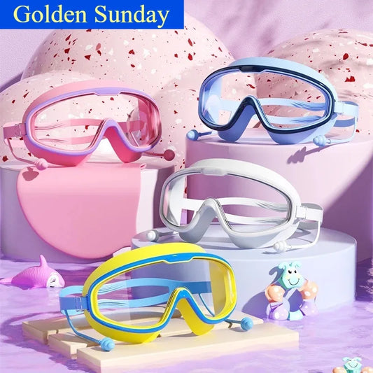 Lunettes Natation Enfant Anti-Buée UV – Grand Cadre HD