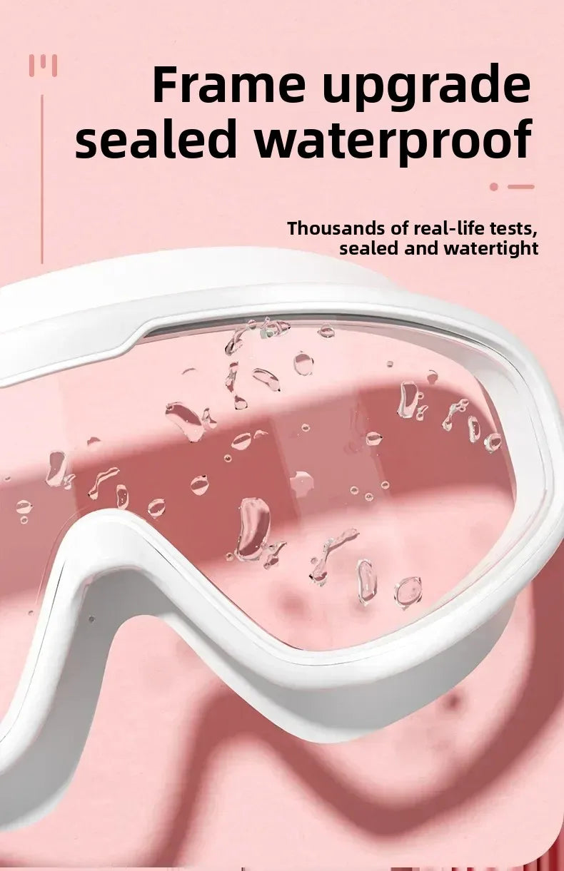 Lunettes Natation Adulte Grand Cadre – Anti-Buée & UV