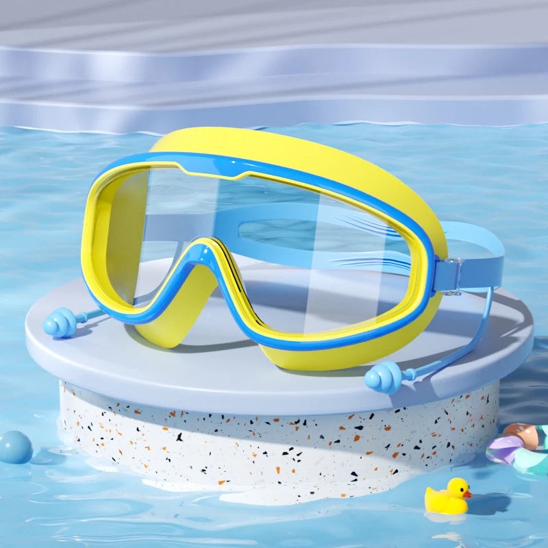 Lunettes Natation Enfant Anti-Buée UV – Grand Cadre HD