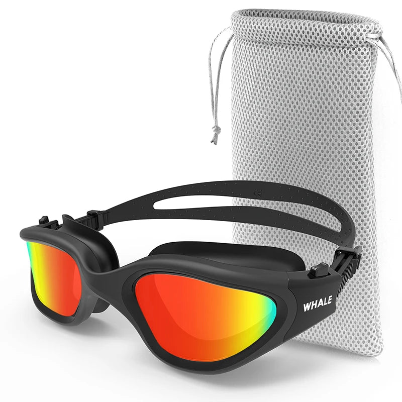 Lunettes Natation Polarisées Anti-Buée UV – Silicone Réglable
