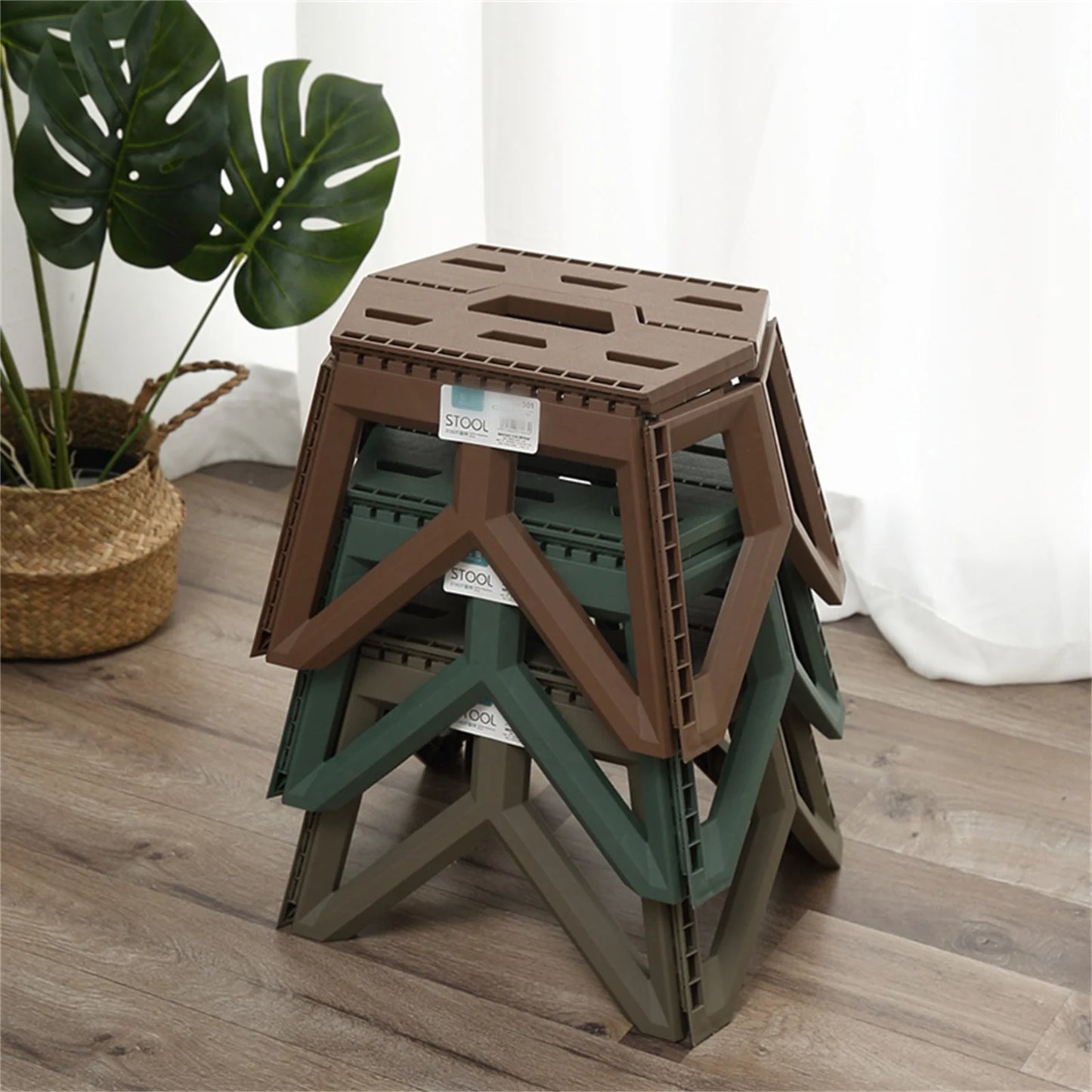 Tabouret Extérieur Pliant Portable – Solide & Multifonction