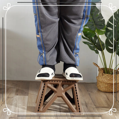 Tabouret Extérieur Pliant Portable – Solide & Multifonction