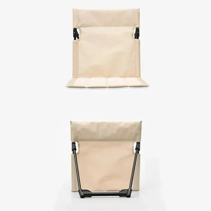 Chaise de Camping Pliable avec Coussin – Plage & Jardin