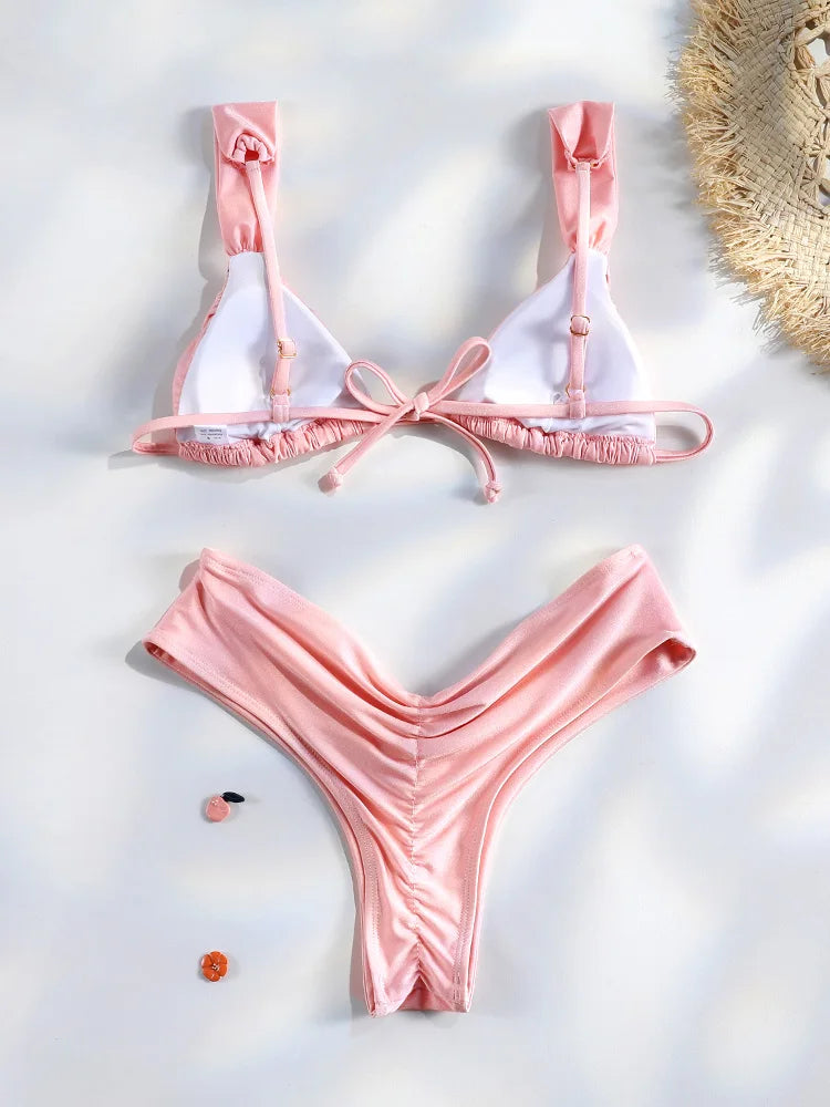 Ensemble Bikini Femme Micro Triangle – Sexy & Élégant