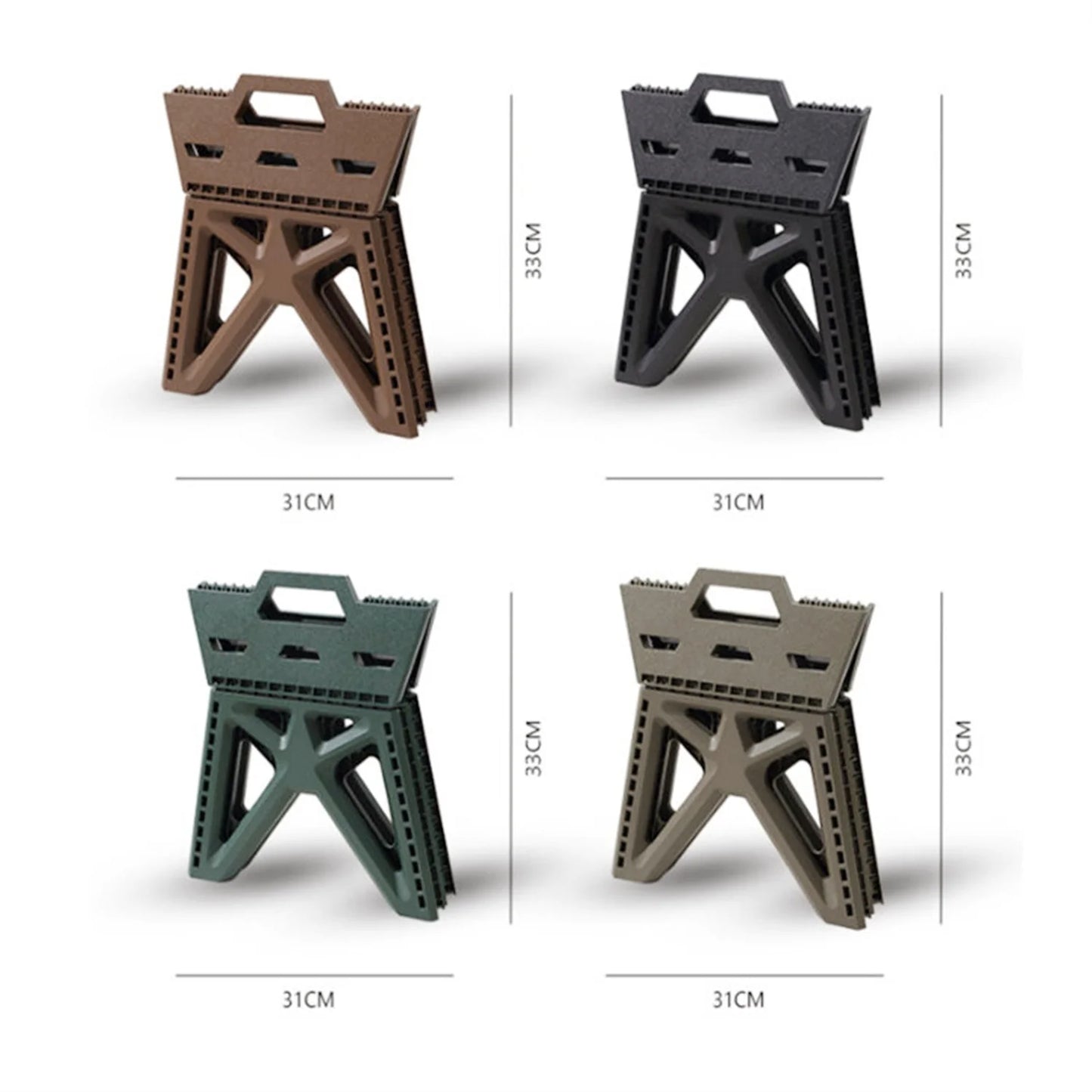 Tabouret Extérieur Pliant Portable – Solide & Multifonction