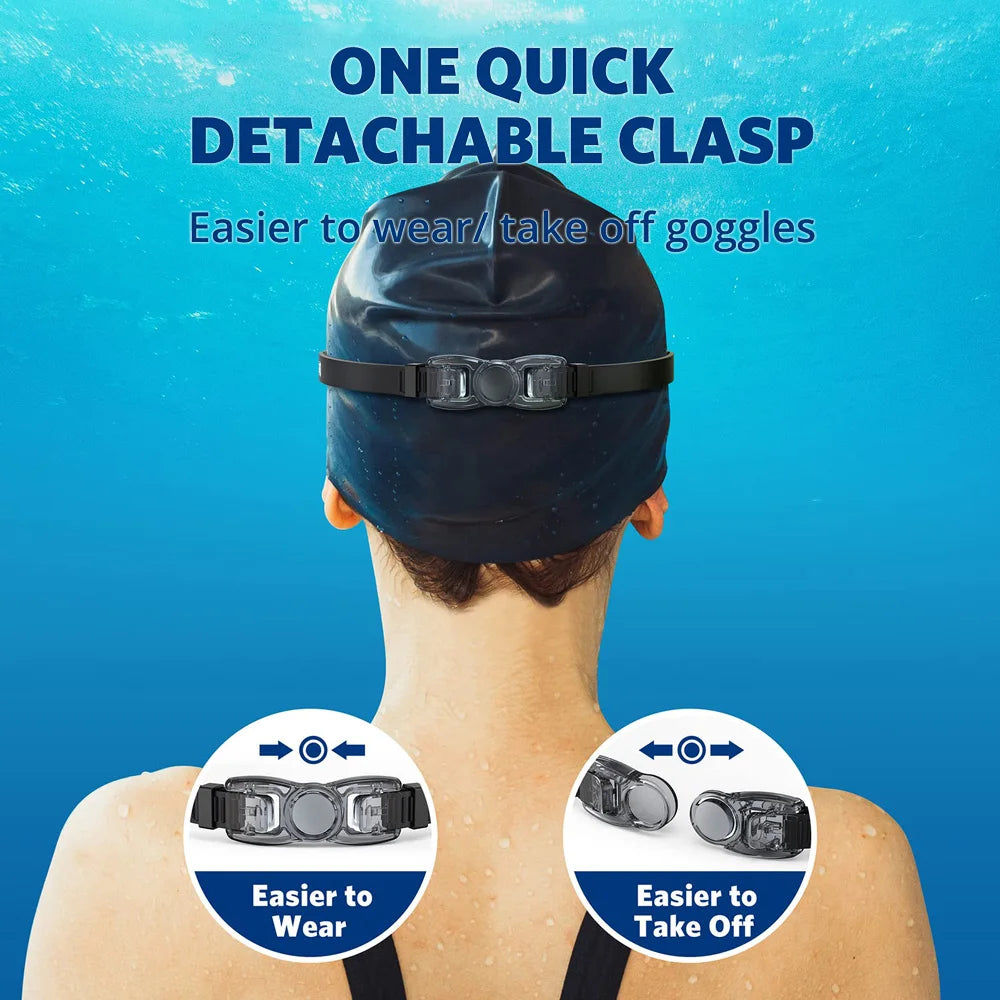Lunettes Natation Professionnelles Anti-Buée UV – Adultes