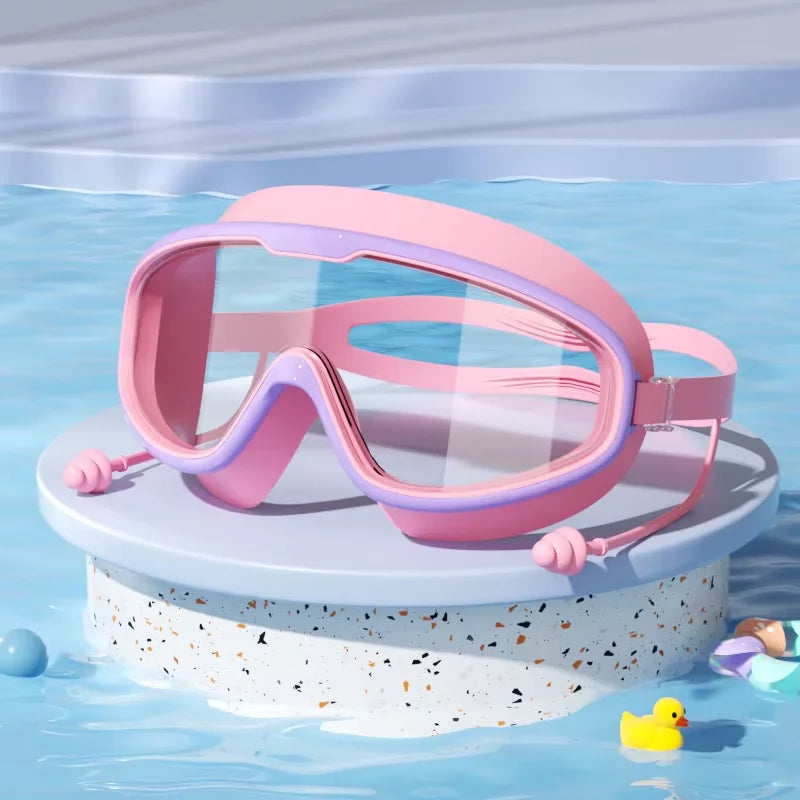 Lunettes Natation Enfant Anti-Buée UV – Grand Cadre HD