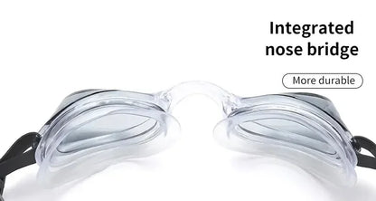 Lunettes Natation Silicone HD Anti-Buée & Imperméable Adulte