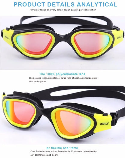 Lunettes Natation Adulte Professionnelles Anti-Buée & UV