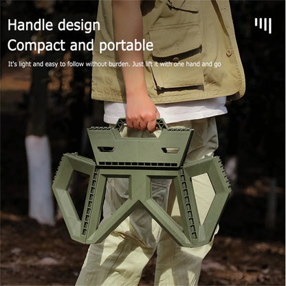 Tabouret Extérieur Pliant Portable – Solide & Multifonction