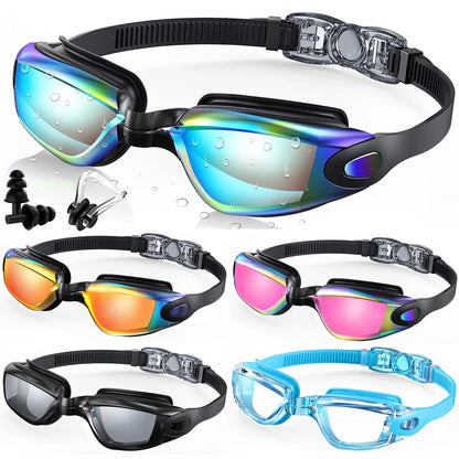 Lunettes Natation Professionnelles Anti-Buée UV – Adultes
