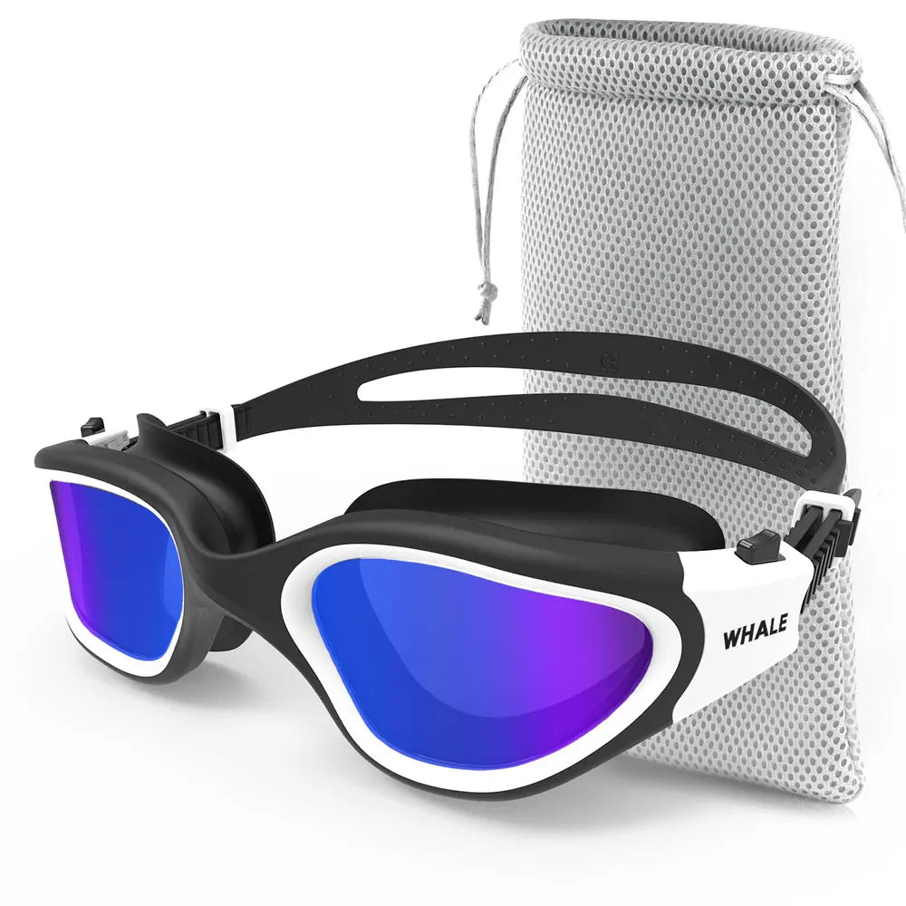 Lunettes Natation Polarisées Anti-Buée UV – Silicone Réglable