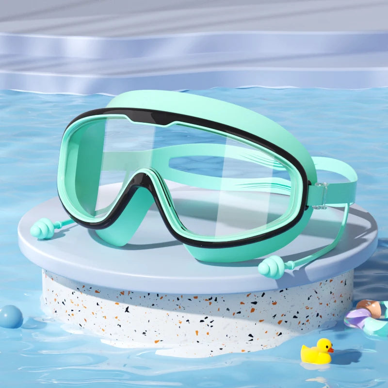 Lunettes Natation Enfant Anti-Buée UV – Grand Cadre HD