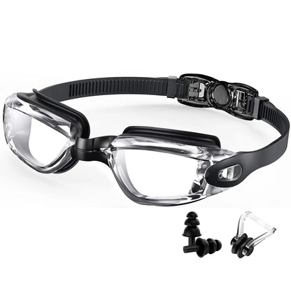 Lunettes Natation Professionnelles Anti-Buée UV – Adultes