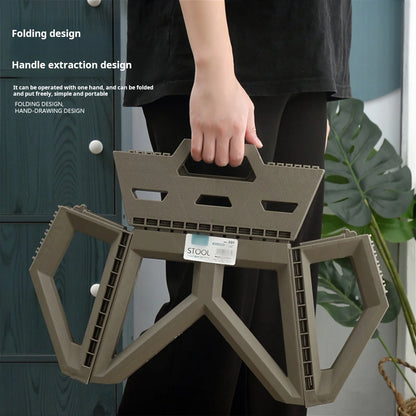 Tabouret Extérieur Pliant Portable – Solide & Multifonction