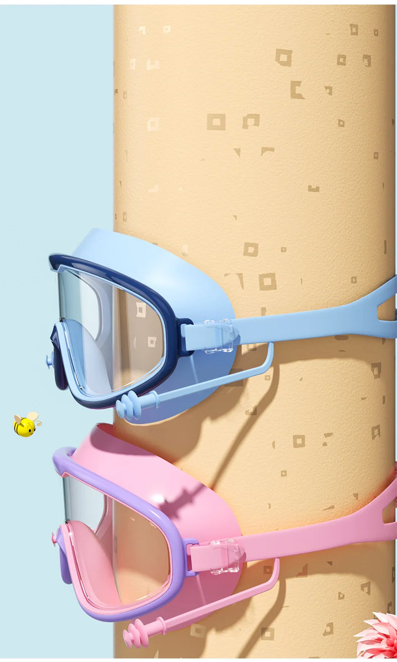Lunettes Natation Enfant Anti-Buée UV – Grand Cadre HD