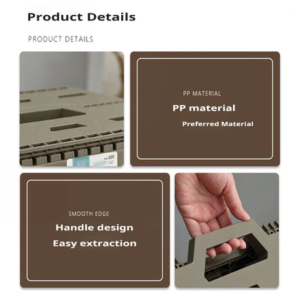 Tabouret Extérieur Pliant Portable – Solide & Multifonction