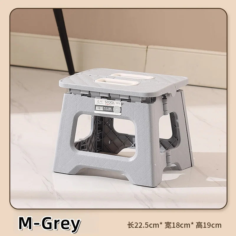 Tabouret Pliant Léger Multifonctionnel – Repose-Pieds Antidérapant