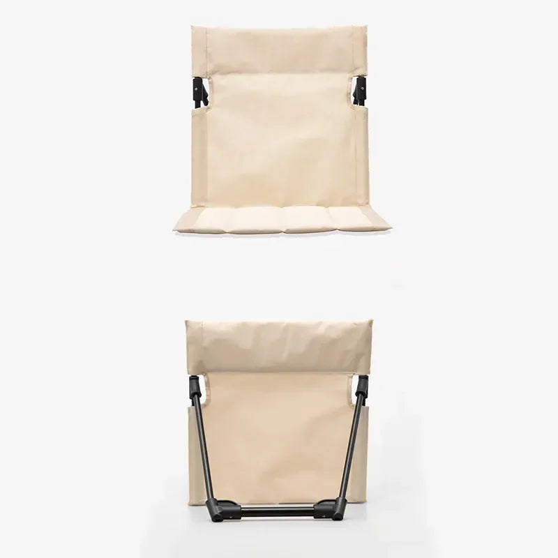 Chaise de Camping Pliable avec Coussin – Plage & Jardin