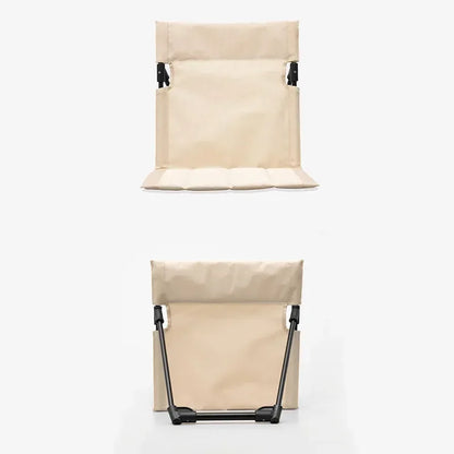 Chaise de Camping Pliable avec Coussin – Plage & Jardin
