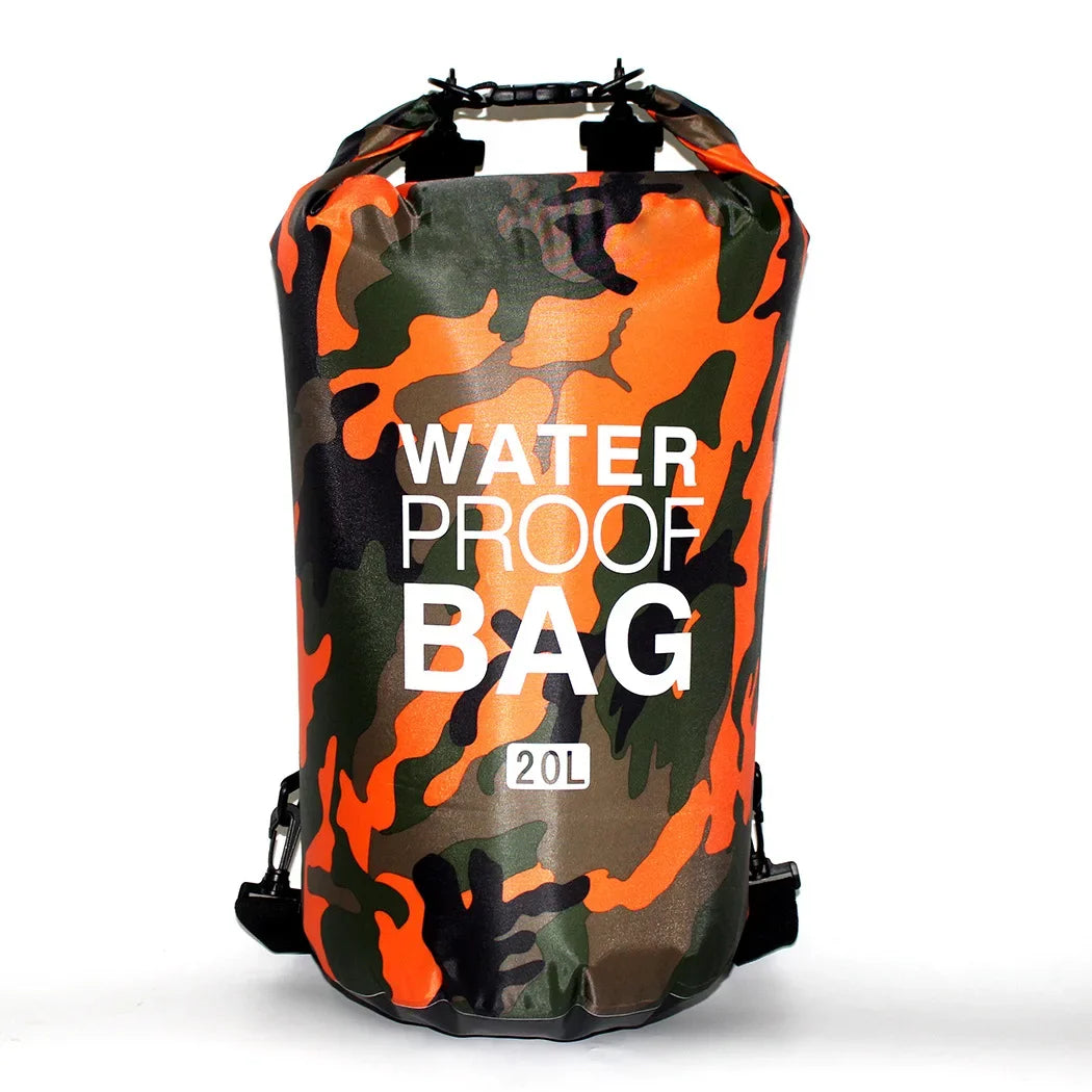 Sac Étanche Camouflage 2-30L – Plongée, Rafting & Trekking
