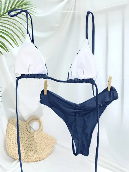 Ensemble Bikini Femme Micro Triangle – Sexy & Élégant