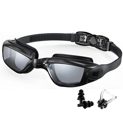 Lunettes Natation Professionnelles Anti-Buée UV – Adultes