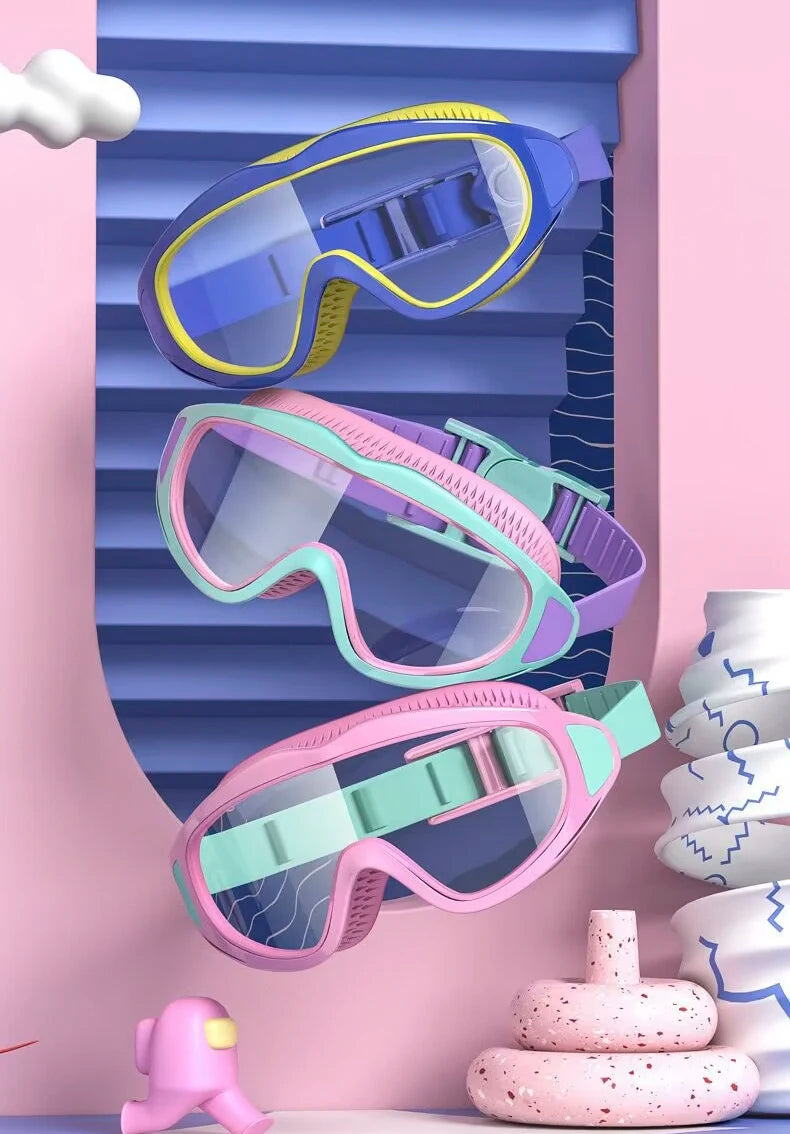 Lunettes Natation Enfant Grand Angle Étanches – UV & Anti-Buée