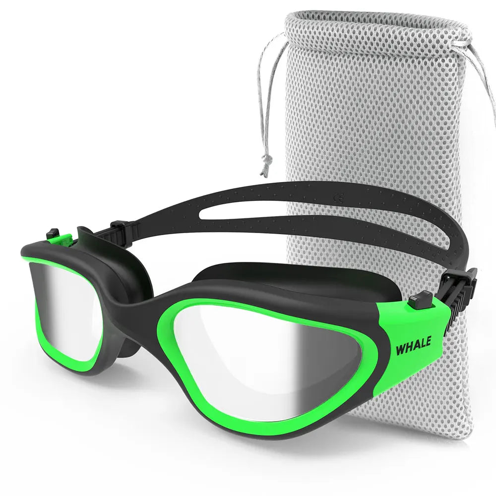 Lunettes Natation Polarisées Anti-Buée UV – Silicone Réglable