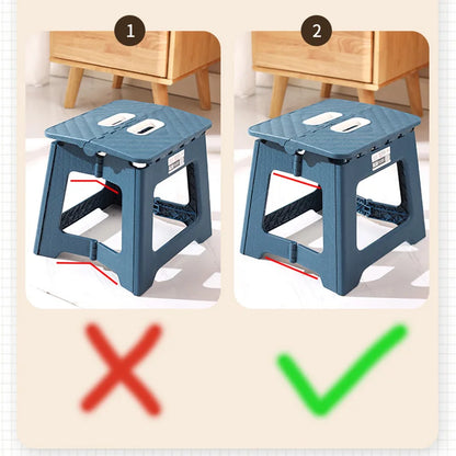 Tabouret Pliant Léger Multifonctionnel – Repose-Pieds Antidérapant