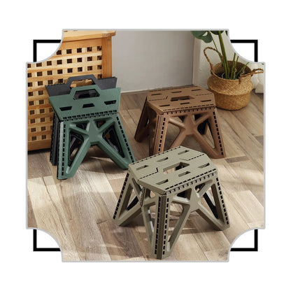 Tabouret Extérieur Pliant Portable – Solide & Multifonction