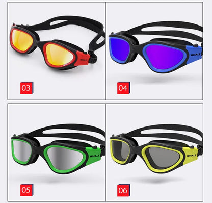 Professional Adult Anti-fog UV protection Lens Men Women Swimming Goggles Waterproof Adjustable Silicone swim Glasses in pool
