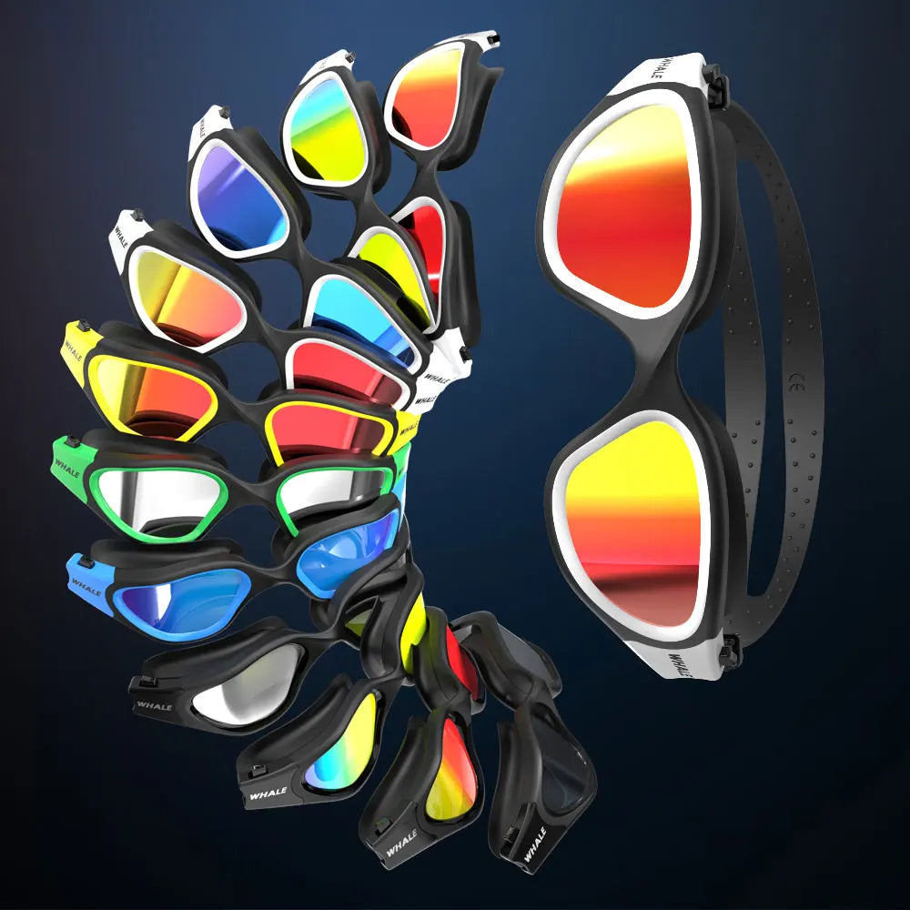 Lunettes Natation Polarisées Anti-Buée UV – Silicone Réglable