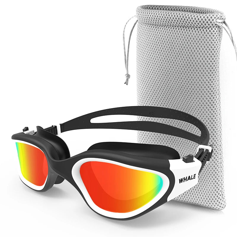 Lunettes Natation Polarisées Anti-Buée UV – Silicone Réglable