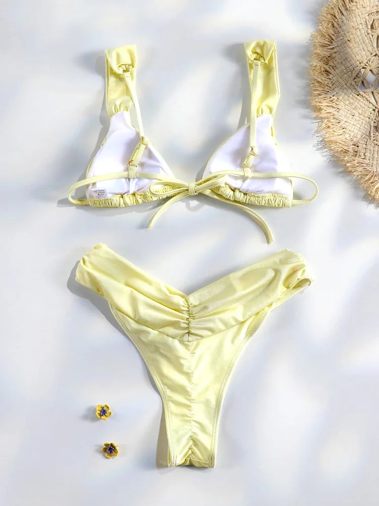 Ensemble Bikini Femme Micro Triangle – Sexy & Élégant