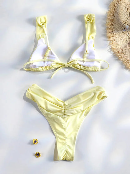 Ensemble Bikini Femme Micro Triangle – Sexy & Élégant