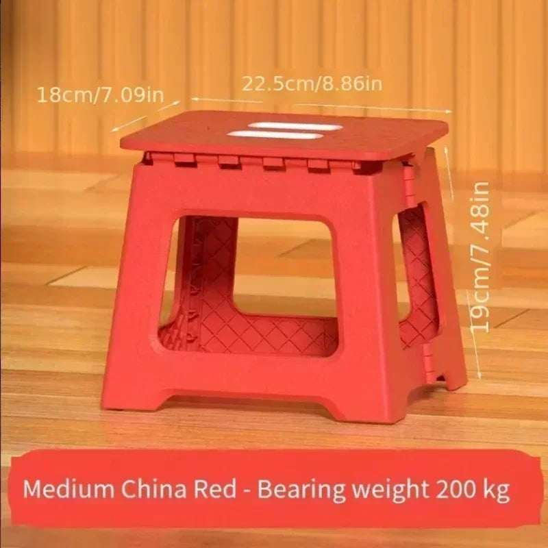 Tabouret Pliant Léger Multifonctionnel – Repose-Pieds Antidérapant
