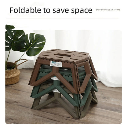 Tabouret Extérieur Pliant Portable – Solide & Multifonction