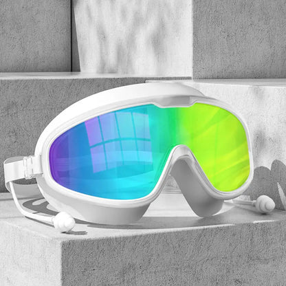 Lunettes Natation Adulte Grand Cadre – Anti-Buée & UV