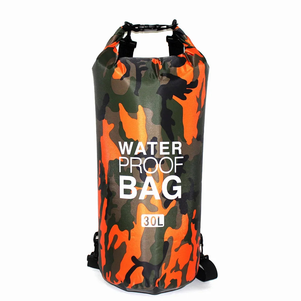 Sac Étanche Camouflage 2-30L – Plongée, Rafting & Trekking