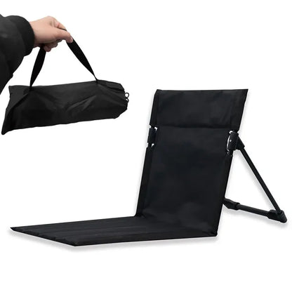 Chaise de Camping Pliable avec Coussin – Plage & Jardin