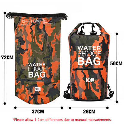 Sac À Dos Étanche 30L/15L – Kayak, Natation & Plein Air