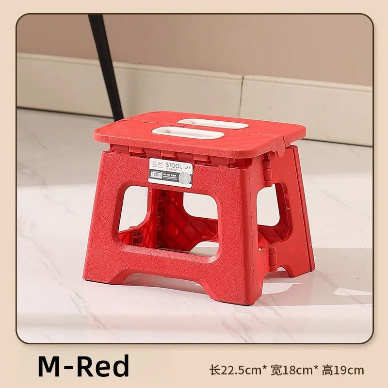 Tabouret Pliant Léger Multifonctionnel – Repose-Pieds Antidérapant