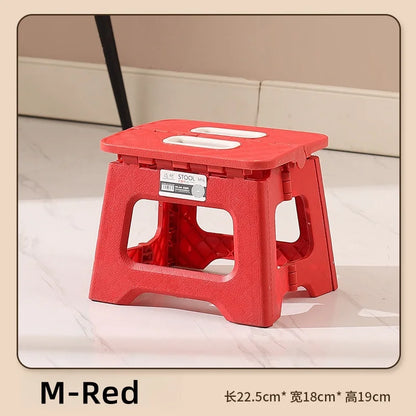 Tabouret Pliant Léger Multifonctionnel – Repose-Pieds Antidérapant