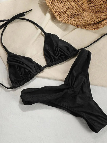 Ensemble Bikini Femme Micro Triangle – Sexy & Élégant