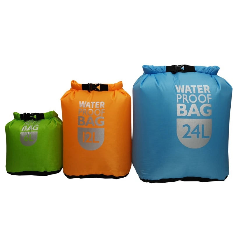 Sac Étanche 6-24L – Natation, Rafting, Kayak & Voile