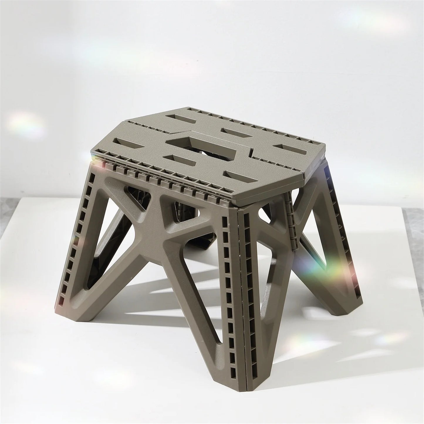 Tabouret Extérieur Pliant Portable – Solide & Multifonction
