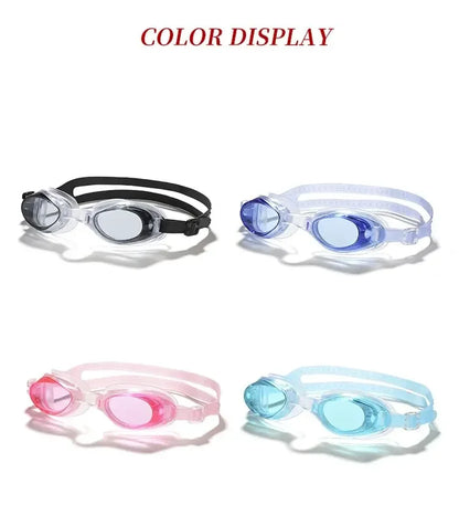 Lunettes Natation Silicone HD Anti-Buée & Imperméable Adulte
